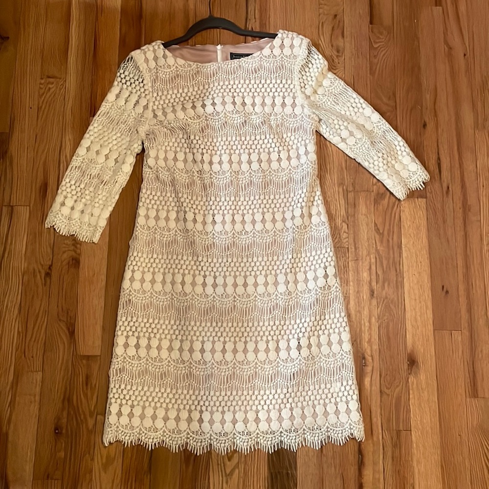 Jessica Howard white lace dress